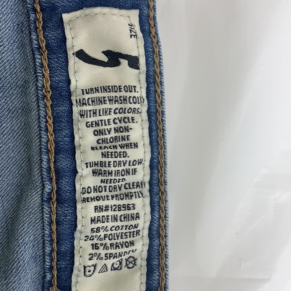 GIRL’S Indigo Rein Blue Distressed Forever Jeans Size 5 - Picture 13 of 13
